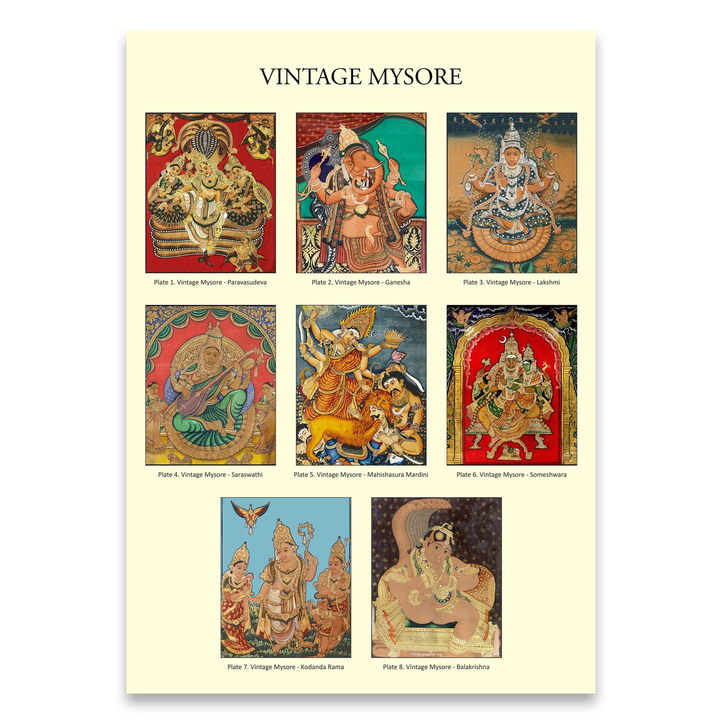 Vintage Mysore - Folio 8 Prints