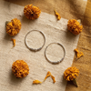Silver Bali Hoop Earrings